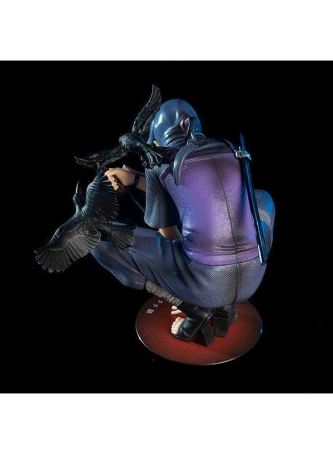 Naruto Anbe Uchiha Itachi Desktop Decoration Squatting Crow Itachi Character Model Collection Decoration Toys Gifts for Family and friends - Image 4