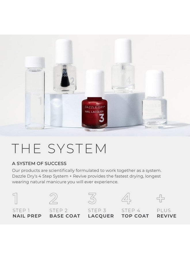 Dazzle Dry Mini Kit 4 Step System Less Is Mauve, A Full Coverage Light, Blushing Mauve. (5 Piece Kit / 5 Manicures) - Image 3