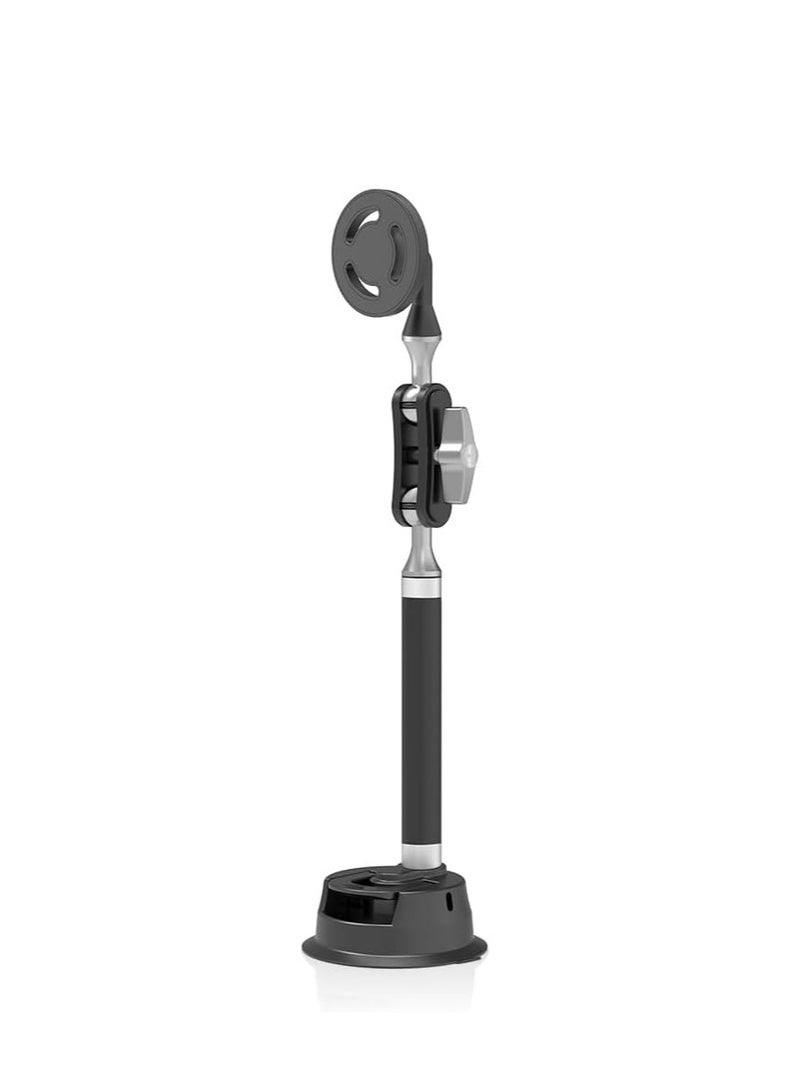 General Extended Car Suction Cup Holder, Compatible with Phone, iPad, Go Pro Hero Max, DJI Osmo Pocket Action, with 1/4"-20 Magnetic Mounting Base Standard Thread Adapter  - Image 1