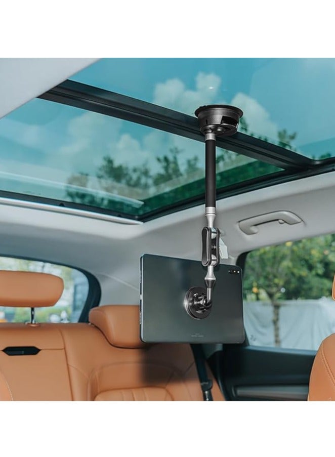 General Extended Car Suction Cup Holder, Compatible with Phone, iPad, Go Pro Hero Max, DJI Osmo Pocket Action, with 1/4"-20 Magnetic Mounting Base Standard Thread Adapter  - Image 4