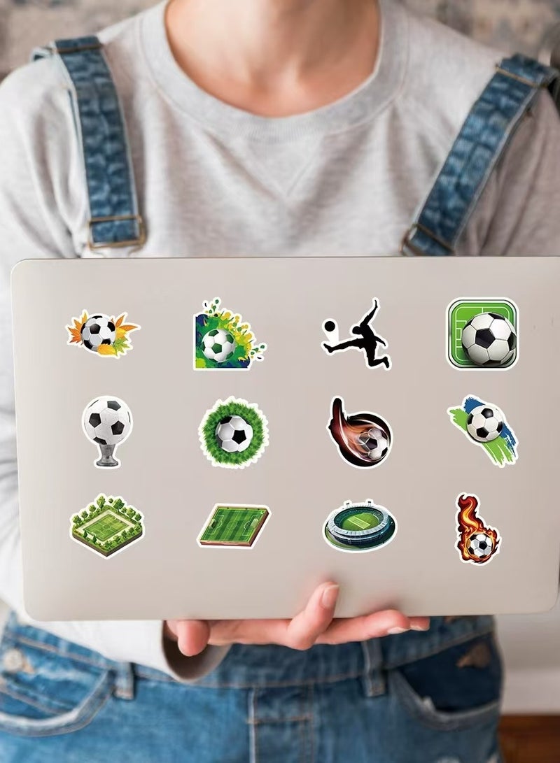 50-Piece Soccer Sticker Bonanza: Kick Off the Fun for Your Phone, Laptop, and More!  - Image 3
