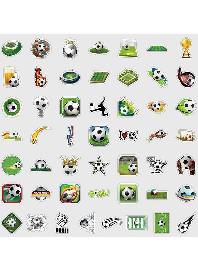 50-Piece Soccer Sticker Bonanza: Kick Off the Fun for Your Phone, Laptop, and More!  - Image 2
