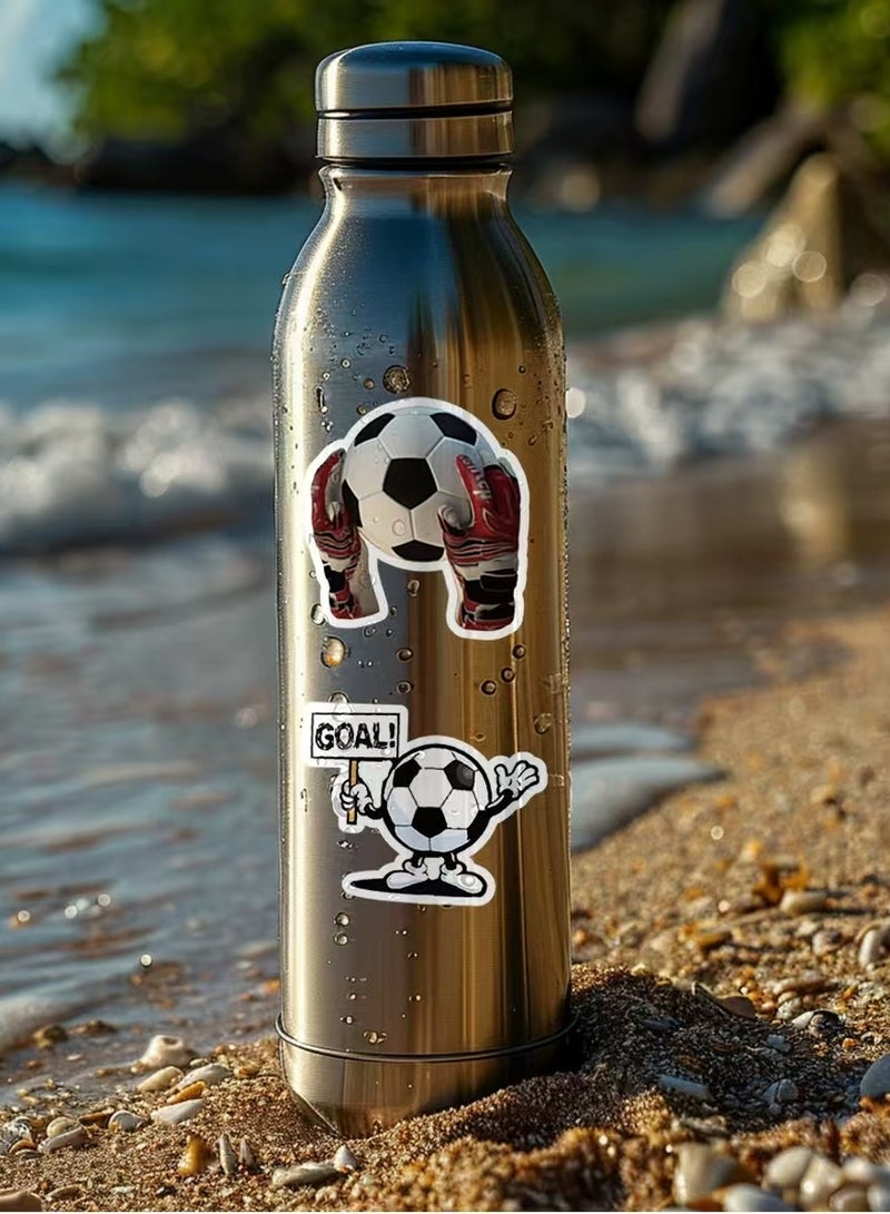 50-Piece Soccer Sticker Bonanza: Kick Off the Fun for Your Phone, Laptop, and More!  - Image 5