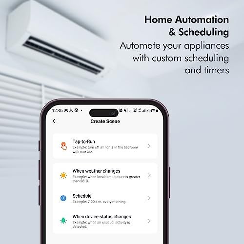 Wipro 16A Wi-Fi Smart Plug with Energy Monitoring- Suitable for Large Appliances like Geysers, Microwave Ovens, Air Conditioners (Works with Alexa and Google Assistant)- White - Image 3