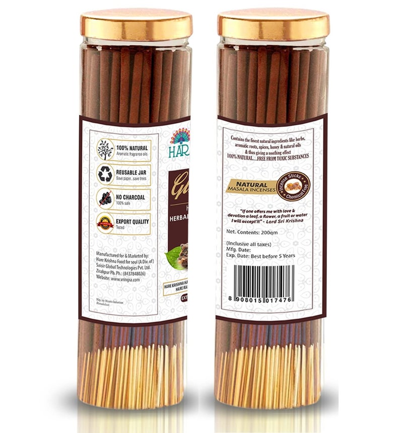 Vringra Guggal Agarbatti Incense Sticks 200gmPooja Agarbatti Sticks for Home Shopes Offices Zero Charcoal Chemical Free Dhoop Stick Pack of 2 - Image 2