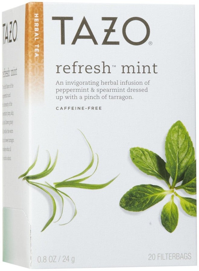 Tazo Refresh Mint Herbal Tea, 20 ct - Image 1