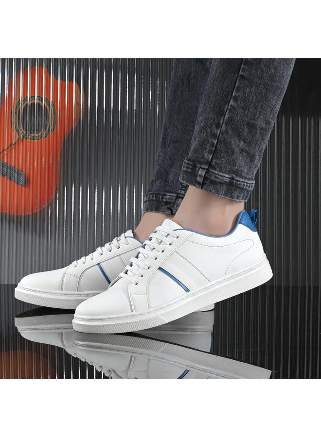 Cruiser Sneakers for Men | Stylish and Sleek Design | Lightweight & Comfortable |Casual Outfits for Boys | Durable Casual Footwear 2525 8 UK (2525-5) White - Image 3
