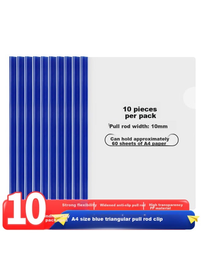 Simaa 10 A4/10mm Lever Arch Files, Office Report Folders, File Folders, Doent Folders, Blue, Stationery 6111 - Image 1