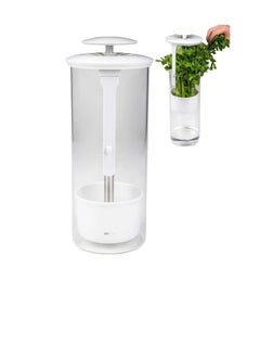Excefore Green Vegetables Storage Saver, Herb Storage Container for Refrigerator, Designed for Maximum Freshness, Easy Access Herb Storage Containers for Refrigerator, Cilantro Saver  - Image 3