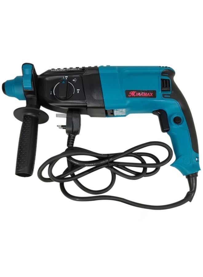 Miramax Rotary Hammer Drill MIR-26 26mm 1000W Heavy Duty SDS Plus Drill Machine with Chisel Bits Variable Speed Electric Power Tool - Image 5