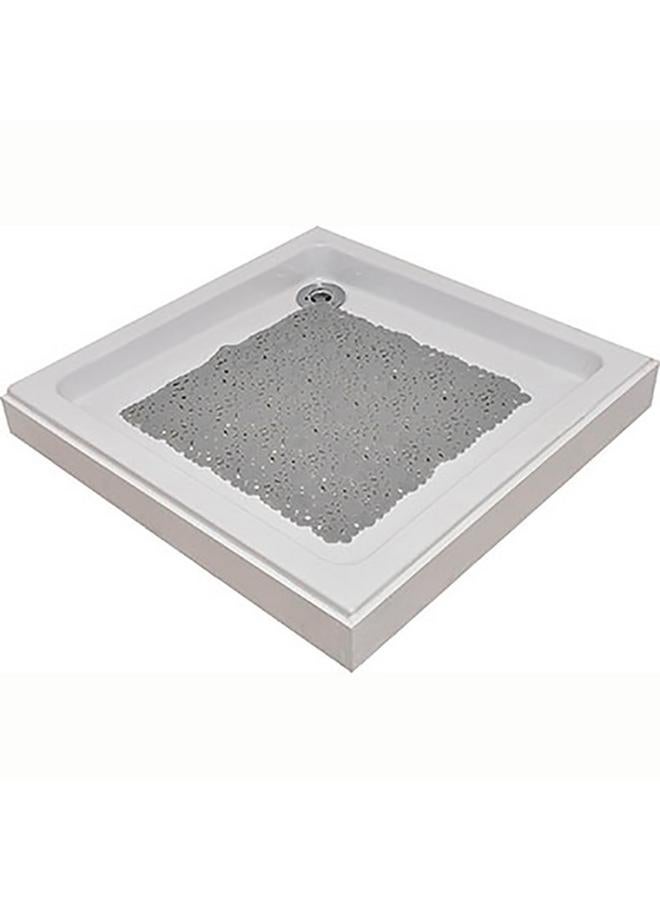 EVIDECO PVC Non-Slip Square Shaped Shower Mat with Bubbles Pearl 50 x 50cm 7216182 - Image 3