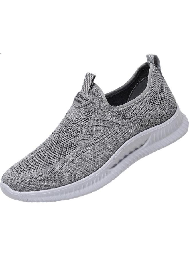 Anglerfish Old Beijing Cloth Shoes Men'S Casual Shoes Spring And Autumn Breathable Dad Shoes Soft Bottom Walking Shoes 34511 Black 42 - Image 2