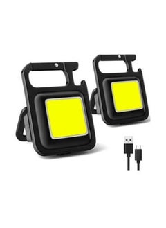 TIGER Pocket Mini LED Flashlight Torch – Ultra Bright 800 Lumens COB Keychain Light, Rechargeable Mini Work Light with Magnetic Base, Waterproof & Portable Emergency Torch for Car, Camping, Hiking, Workshop, Auto Repairs – Compact Keyring Design  - Image 1