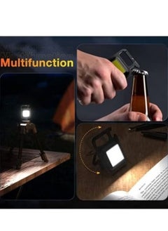 TIGER Pocket Mini LED Flashlight Torch – Ultra Bright 800 Lumens COB Keychain Light, Rechargeable Mini Work Light with Magnetic Base, Waterproof & Portable Emergency Torch for Car, Camping, Hiking, Workshop, Auto Repairs – Compact Keyring Design  - Image 3