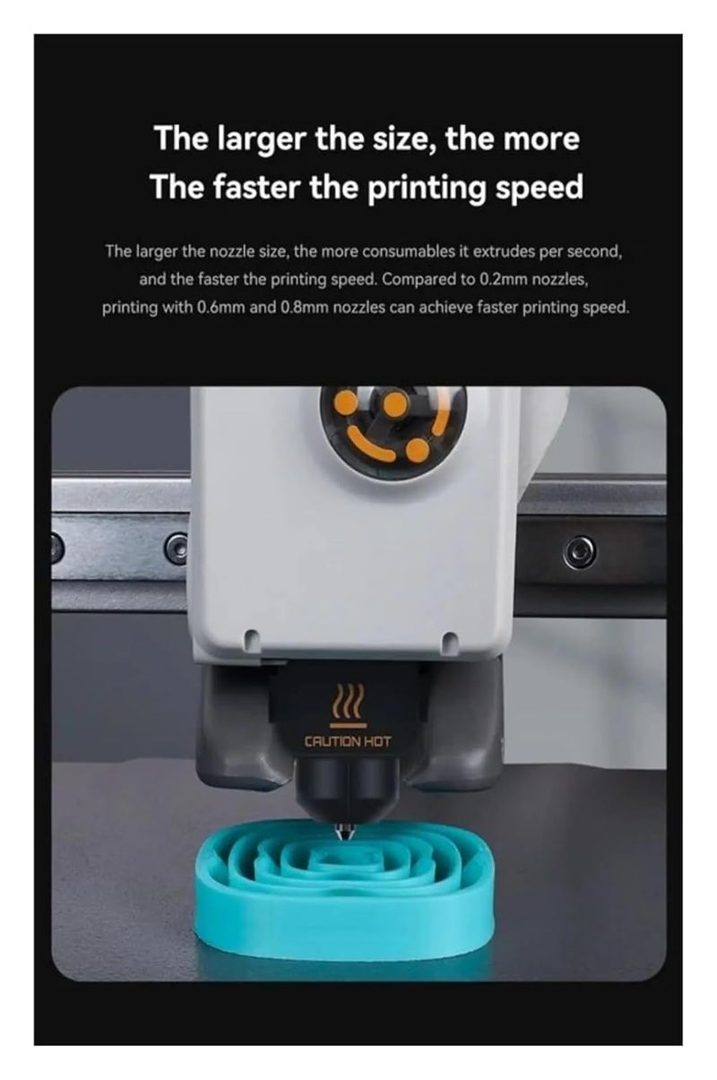 Bambu Lab A1 Mini Hotend Kit Hardened Steel Nozzle 0 6mm 3D Printer Accessory - Image 4