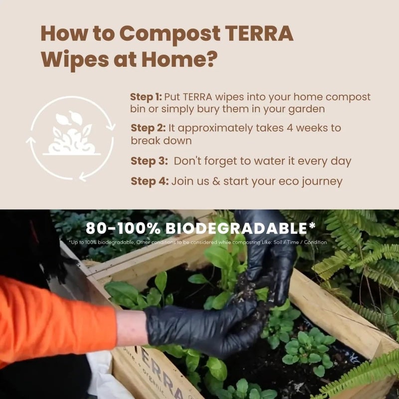 Terra مناديل الأطفال تيرا بيور ووتر - عبوة 10 - Image 5