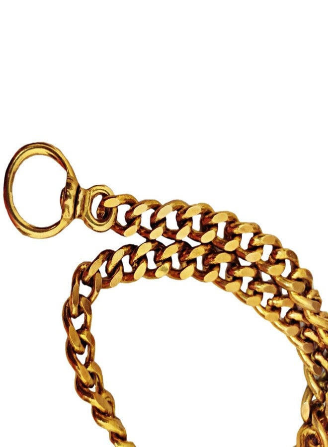 Smart Pups Heavy Duty Dog Brass Chain with Training Choke Chain Suitable for All Breeds 12 NO. Size (30 INCH) - Image 3