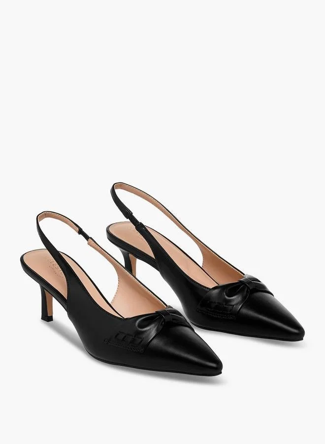 Celeste BLACK Women Stiletto Heel Slingback Shoes for Women | Best Price UAE