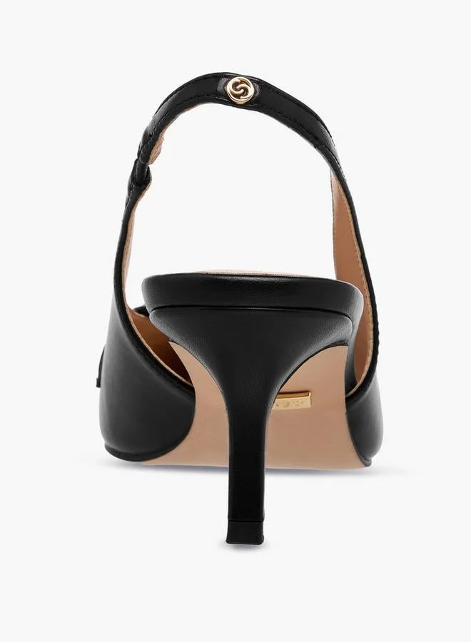 Celeste BLACK Women Stiletto Heel Slingback Shoes for Women | Best Price UAE
