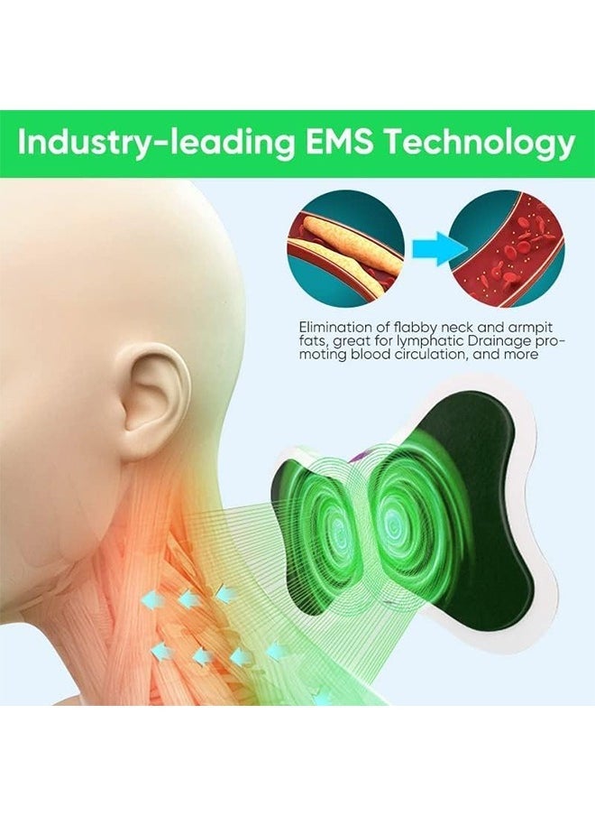 Loquat Electric Massagers, 8 Modes 19 Levels Cordless, Microcurrent EMS Massage Device, Portable Neck Massager for Pain Relief, Bioelectric Acupoints Massager Mat for Arms Neck Shoulder Back Waist Legs - Image 3