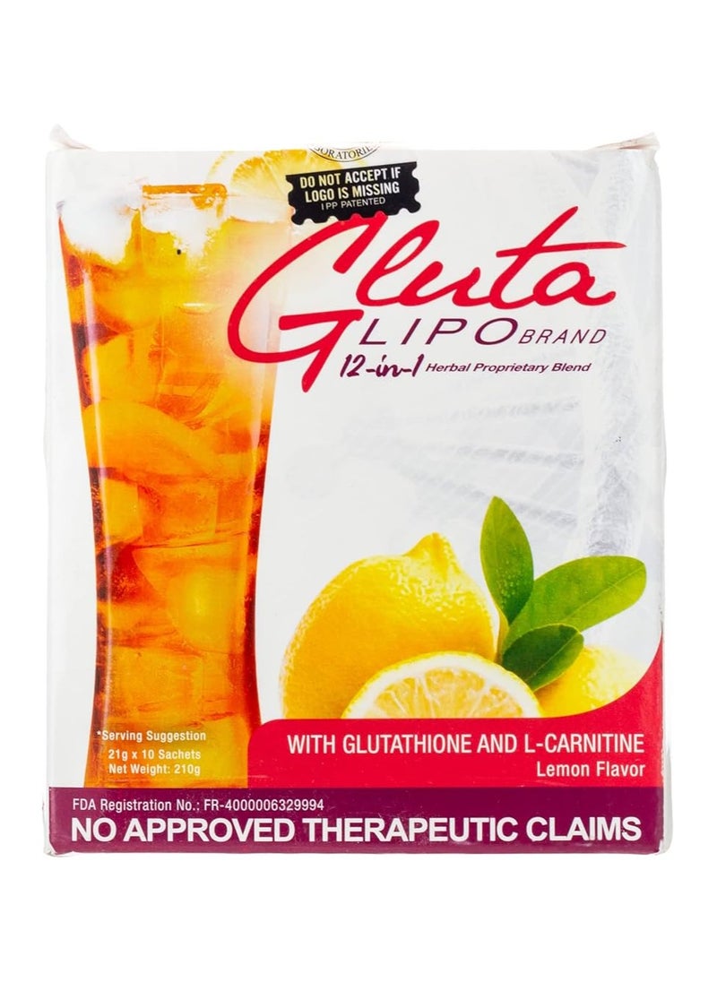 Glutalipo  Gluta Lipo juice slimming Juice 10 sachets 