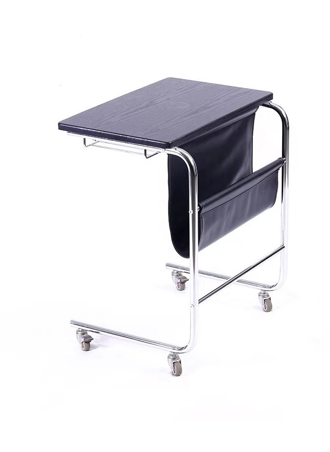 Generic Modern Mini Coffee Table with Wheels Simple Bedroom Side Sofa Table for Living Room Computer Bedside Table  - Image 2