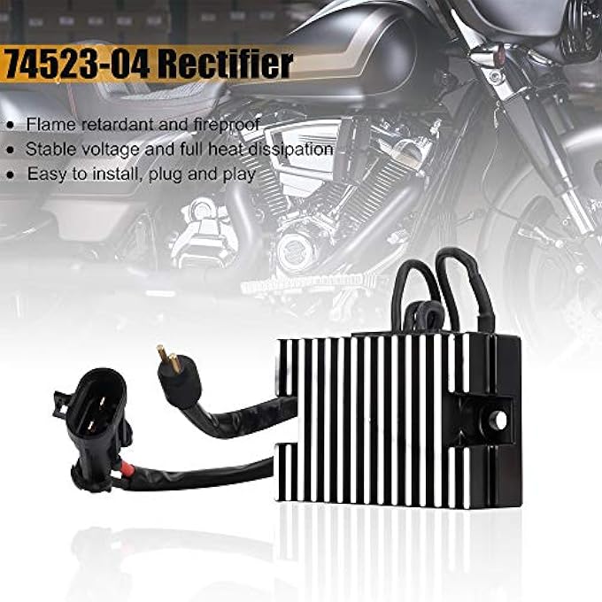 LKV 74523-04 Voltage Regulator Rectifiers Replacement for Harley Davidson Sportster 883 1200 2004-2006 - Image 2