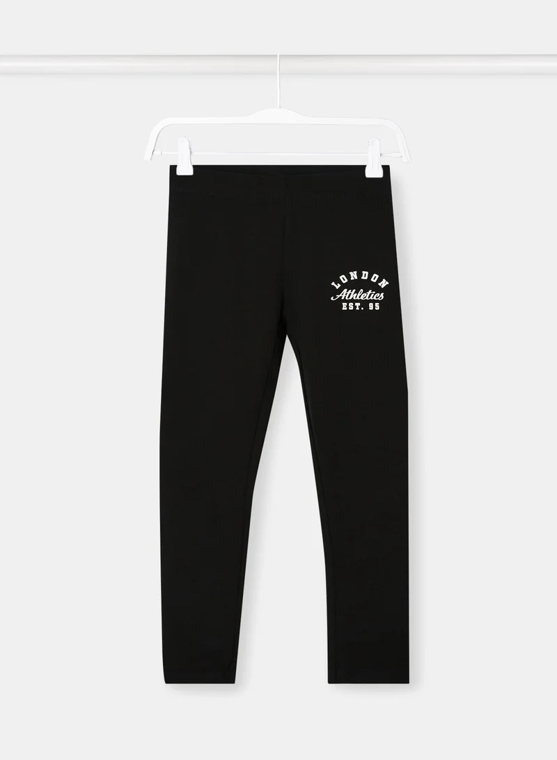 ONLY Girls Slogan Leggings