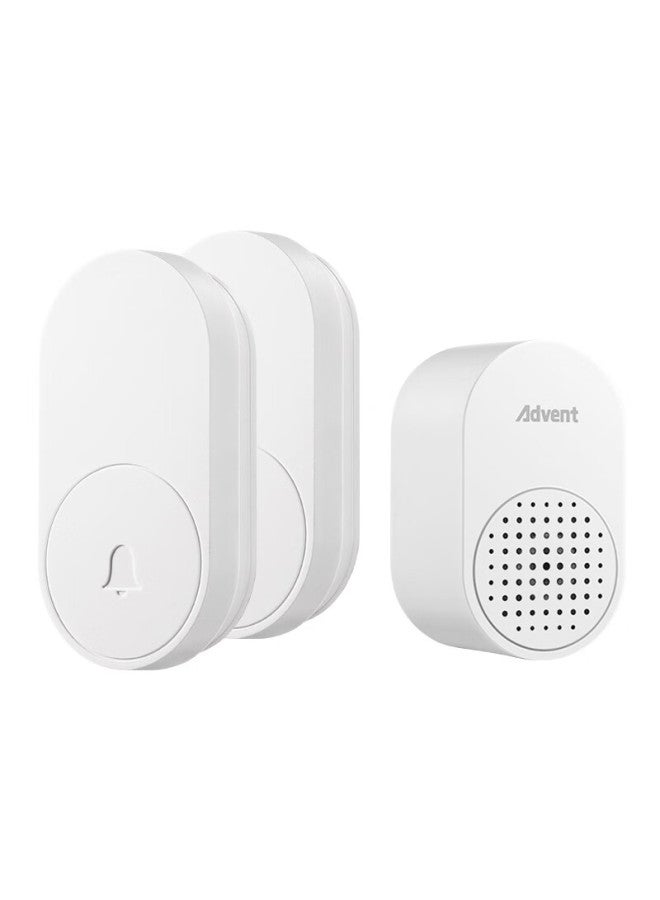 Advent Fl-2 Self-powered Wireless Doorbell, Battery-free, Waterproof, Home Call System, Two Buttons - Image 2