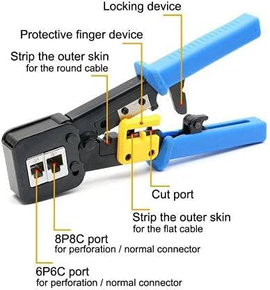COOLCOLD Ferrule Crimping Tool Kit AWG 23-7 | Self-Adjusting Ratchet Wire Crimper for Ferrule Terminals 0.25-10mm² | Square Crimping Pliers for Electrical Wire Connectors Cable End Sleeves - Image 2