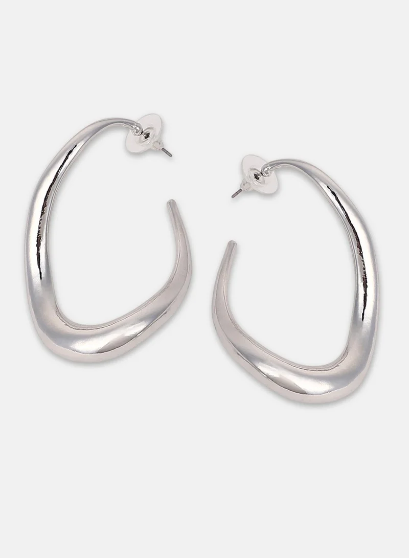 سوهي Women's The Fluid Hoop Earrings