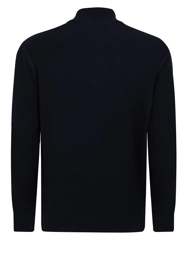 Felix Hardy Navy Half Zipper Pullover for Men | Best Price UAE
