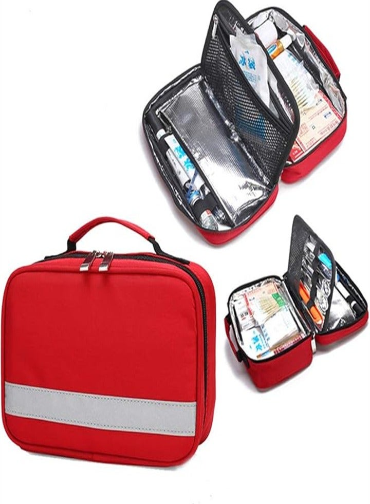 Refrigerated medicine box/portable thermal insulation first aid kit/small portable emergency kit/family standby/travel - Image 1