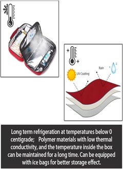 Generic Refrigerated medicine box/portable thermal insulation first aid kit/small portable emergency kit/family standby/travel  - Image 2