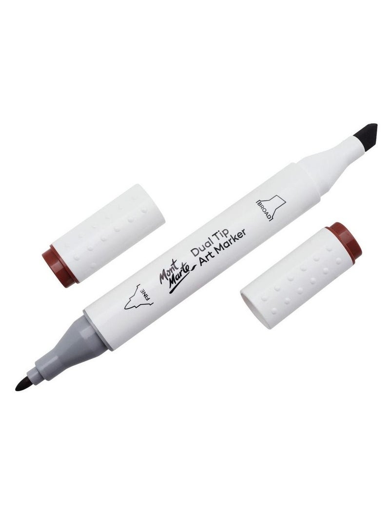 Mont Marte Dual Tip Art Marker Premium- Burnt Orange - Image 1