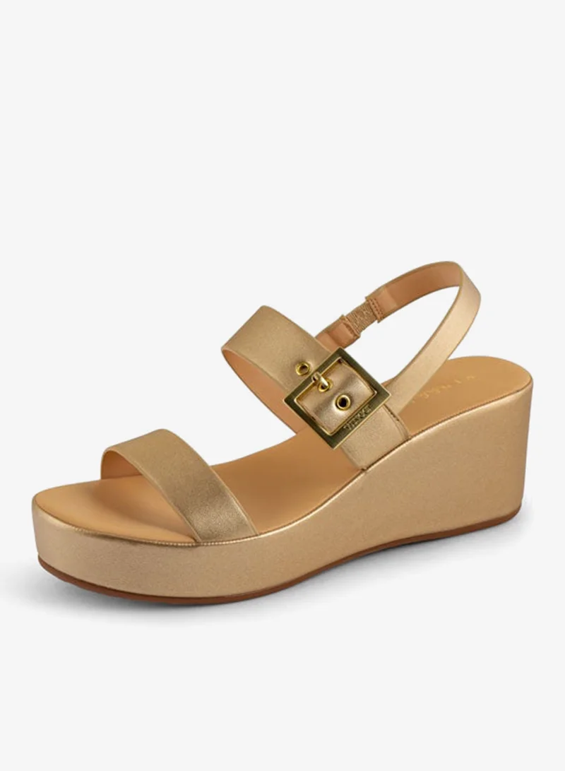 فينتشي صنادل نسائية حزام الكاحل إسفين