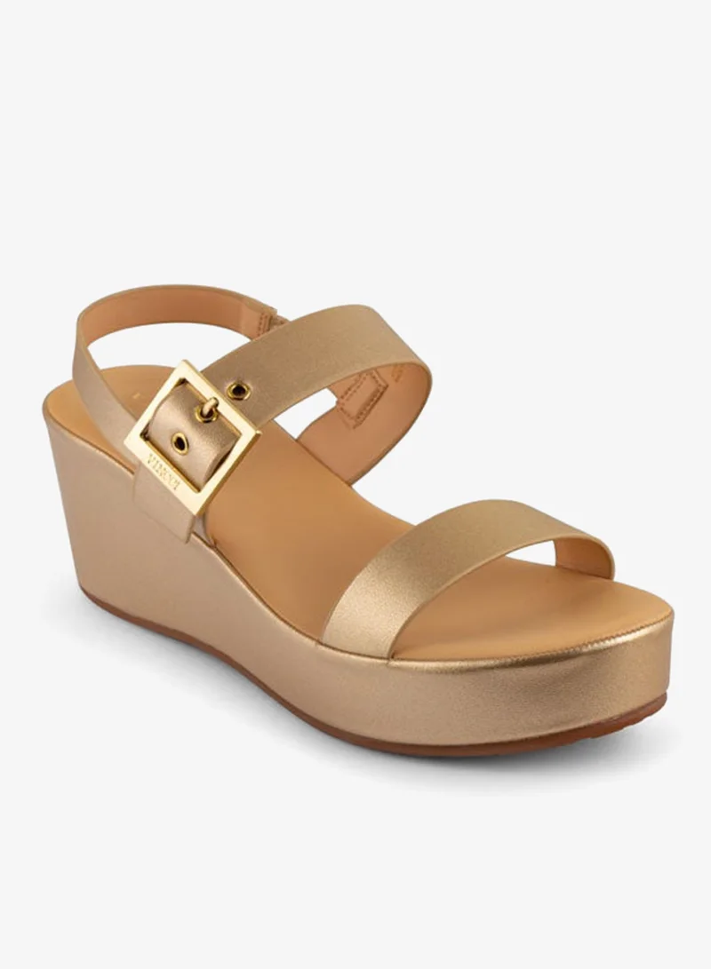 فينتشي صنادل نسائية حزام الكاحل إسفين