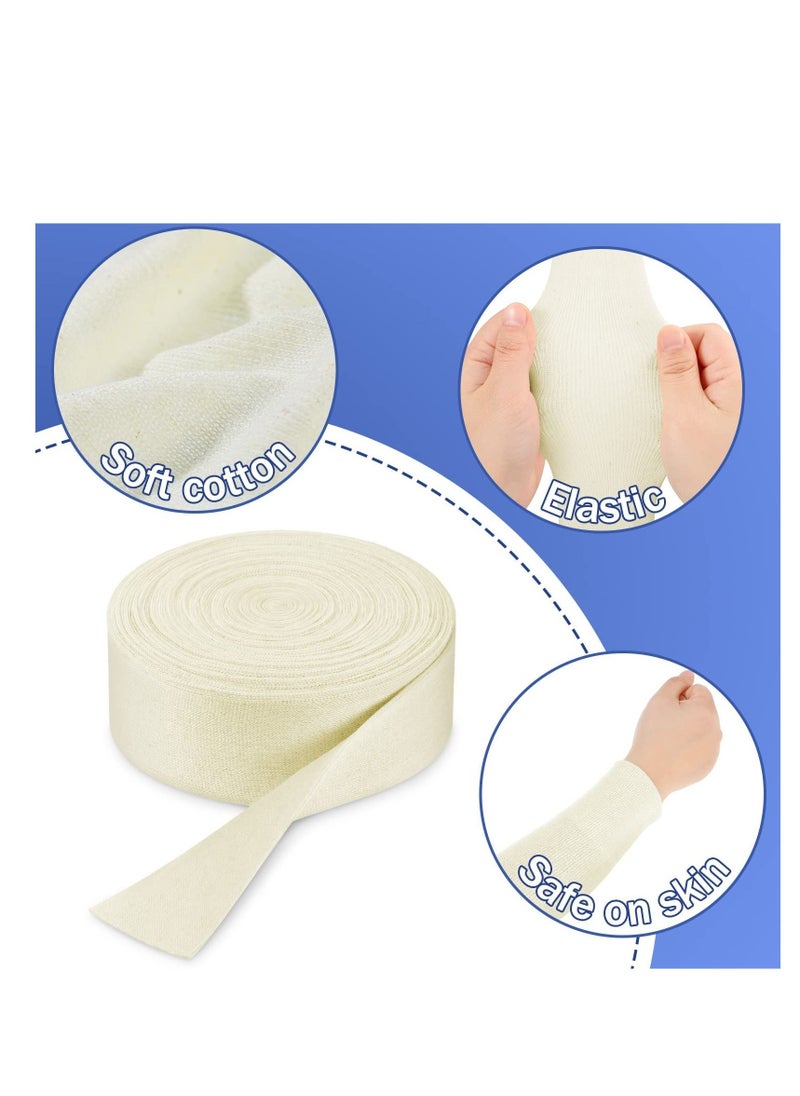 SYOSI - Tubular Bandage Economy Cotton Stockinette Tubular Bandage Comfortable Arm Leg Knee PreWrap for Pre Splinting or Casting Fabrication Tubular Arm Stocking Elastic Tube Bandage 2 Inch  11 Yard - Image 1