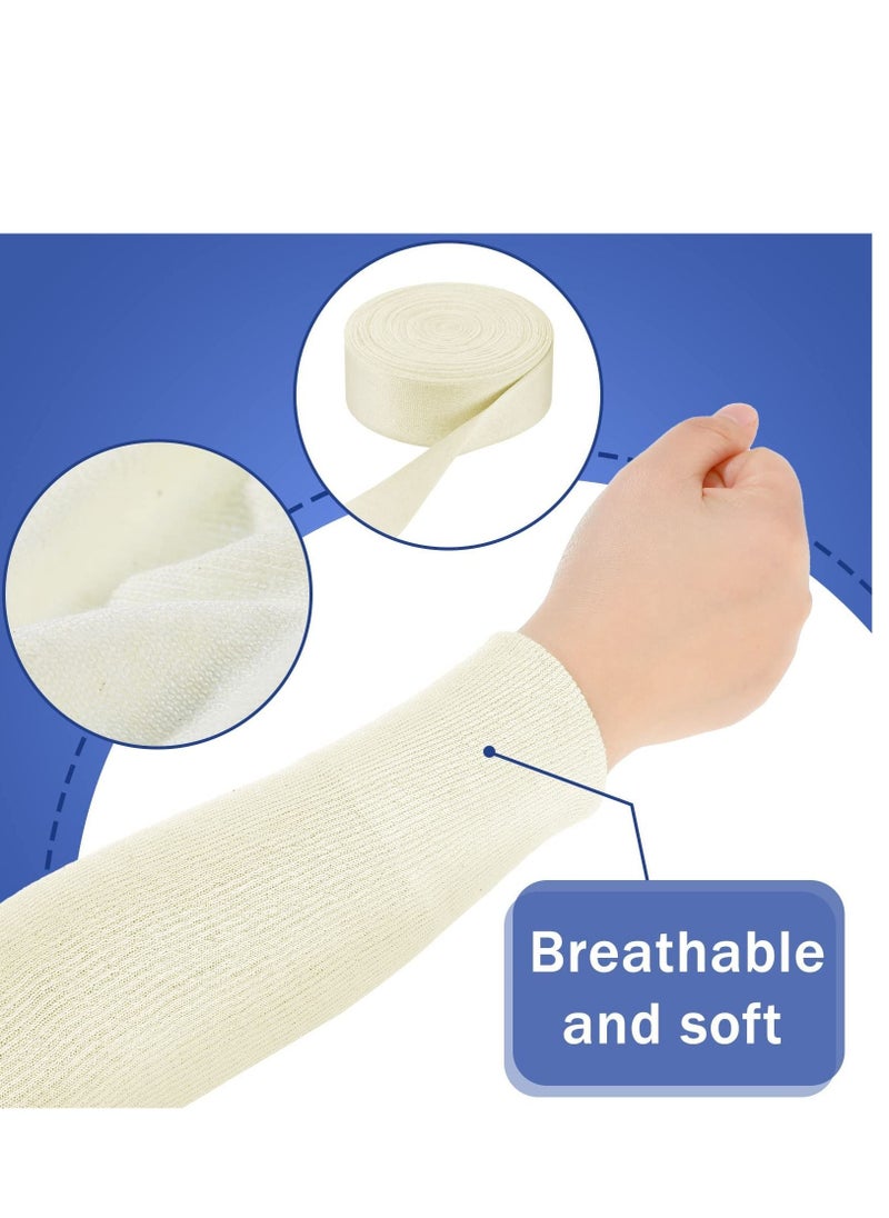 SYOSI - Tubular Bandage Economy Cotton Stockinette Tubular Bandage Comfortable Arm Leg Knee PreWrap for Pre Splinting or Casting Fabrication Tubular Arm Stocking Elastic Tube Bandage 2 Inch  11 Yard - Image 1