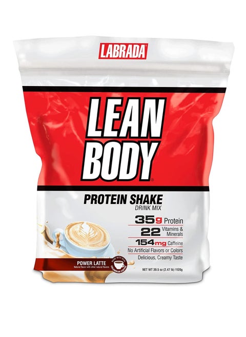 Lean Body Hi-Protein Meal Replacement Shake Power Latte 2.47 Pound