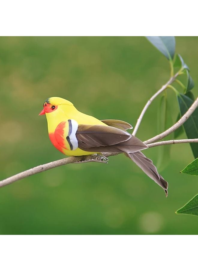 2pcs Colorful Artificial Birds Decor For Garden Patio Indoor Outdoor - Image 4