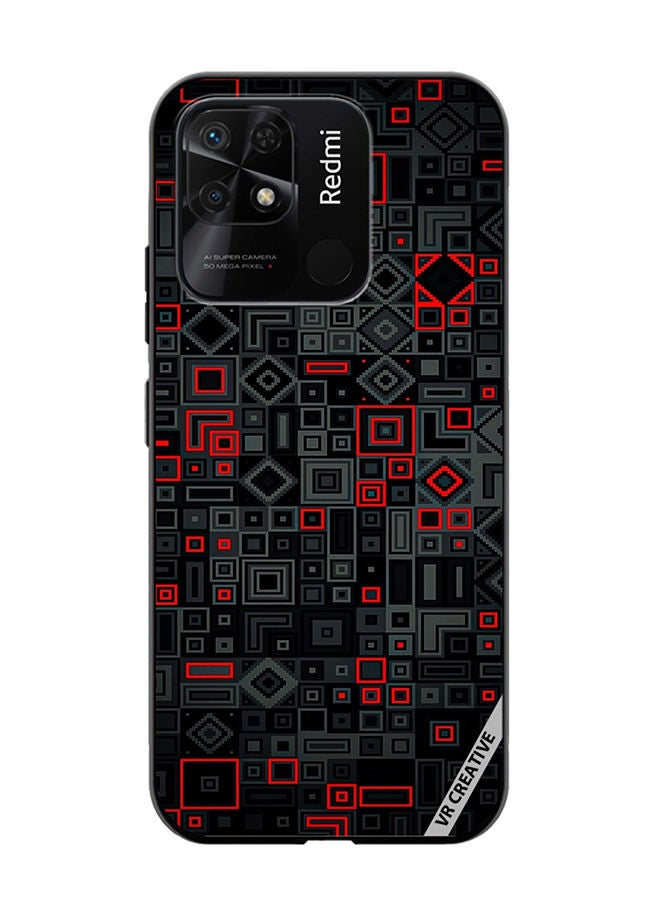 VR CREATIVE غطاء حماية لهاتف Xiaomi Redmi 10C بتصميم لوحة الدوائر المتعددة الألوان - Image 1