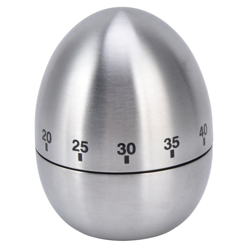 Cooking Timer Egg Shaped Clear Scale Design Manual Mechanical 60 Minutes Kitchen Baking Timing Reminder - Image 3