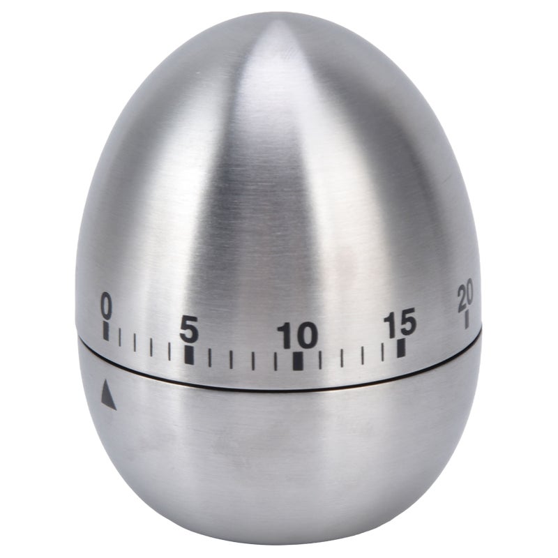 Cooking Timer Egg Shaped Clear Scale Design Manual Mechanical 60 Minutes Kitchen Baking Timing Reminder - Image 1