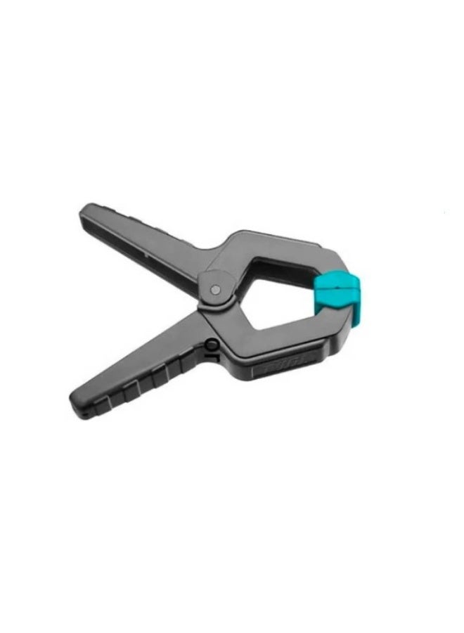 TOTAL 6-Inch Spring Clamp – Heavy-Duty Metal and Plastic Clamp for Woodworking, DIY, Crafts, and Workshop Projects - Image 2