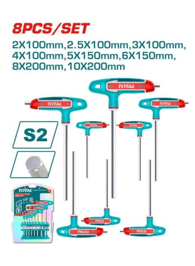 TOTAL Set of 8 T-shaped pieces