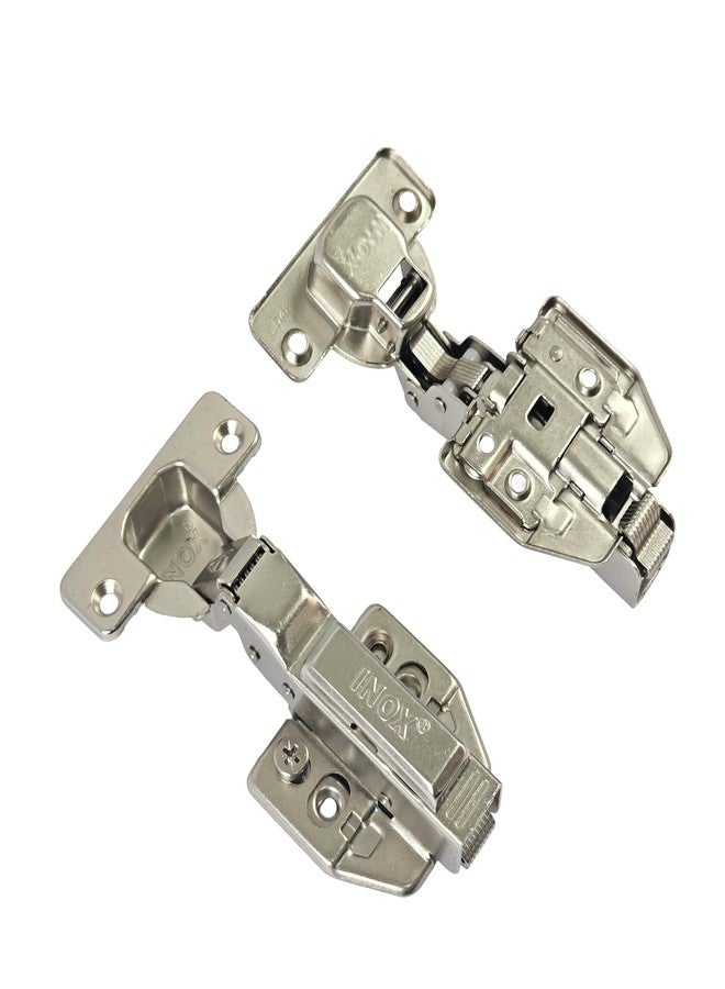 INOX Mild Steel 3D Soft Close Hinge 8 Crank - Clip on NEW for Home, Furniture, & Repair | Kabza Suitable for Windows, Wardrobes & Cabinets (Dia 35mm) Zinc Plated - Image 5
