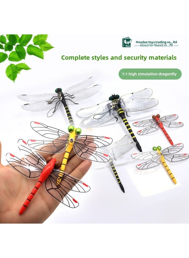 Large Simulation Dragonfly Mosquito Repellent Model Toy Magnetic Refrigerator Sticker Japan Outdoor-color:04 Red 120*110mm  - Image 3