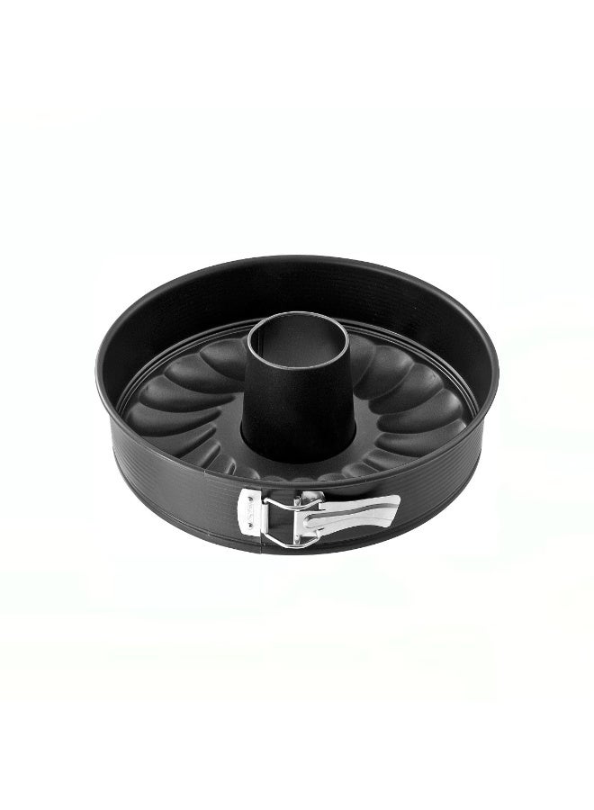 قالب كيك، طبق ثقيل لشيك كيك وآيس كريم، مع قاعدة قابلة للفك وقفل تحرير سريع - Image 1