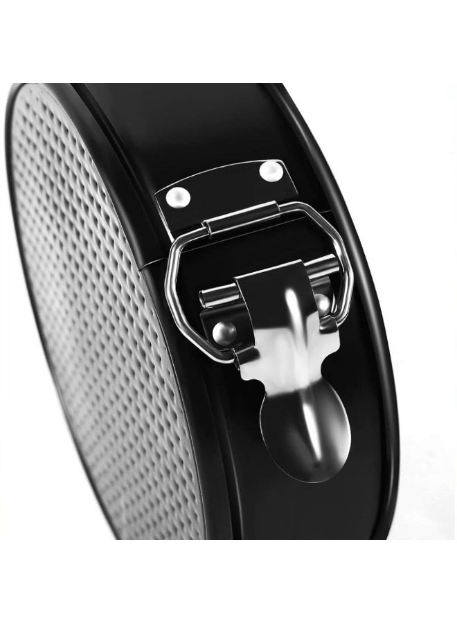 قالب كيك، طبق ثقيل لشيك كيك وآيس كريم، مع قاعدة قابلة للفك وقفل تحرير سريع - Image 5